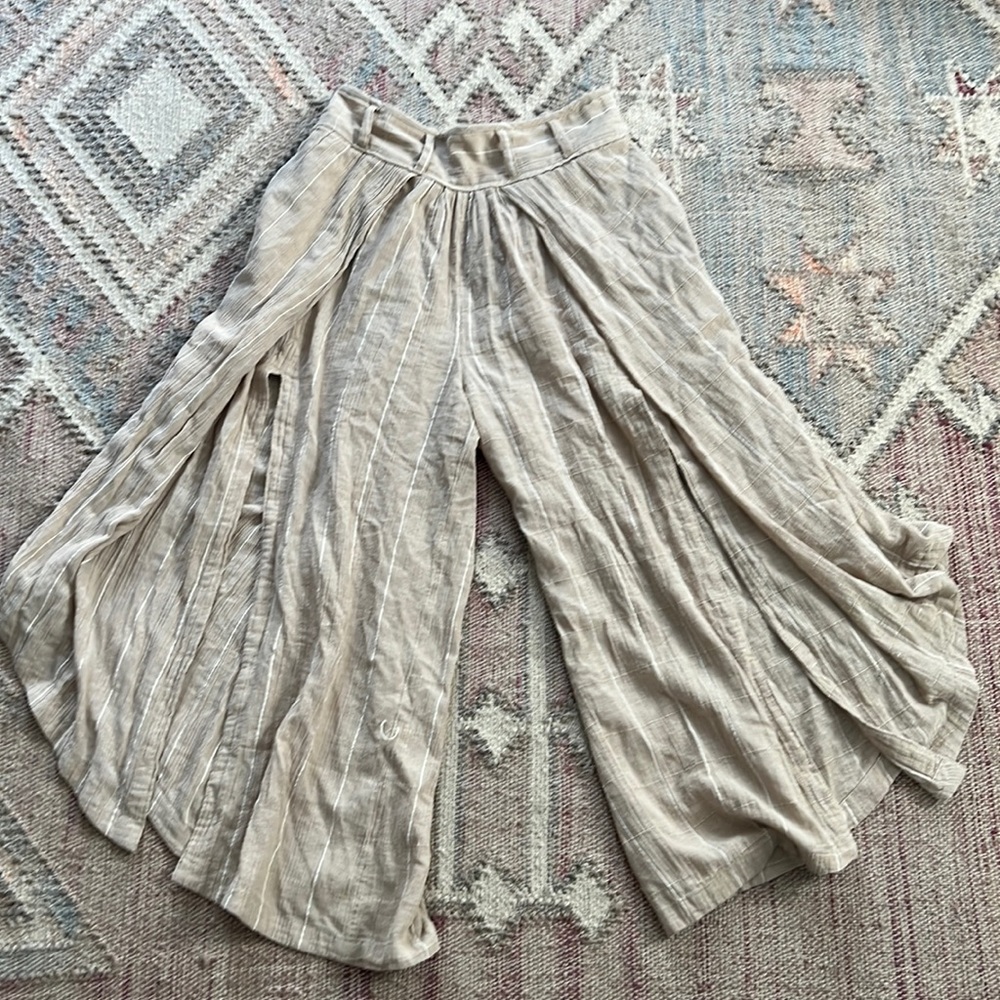 Wide Leg Free People Trousers